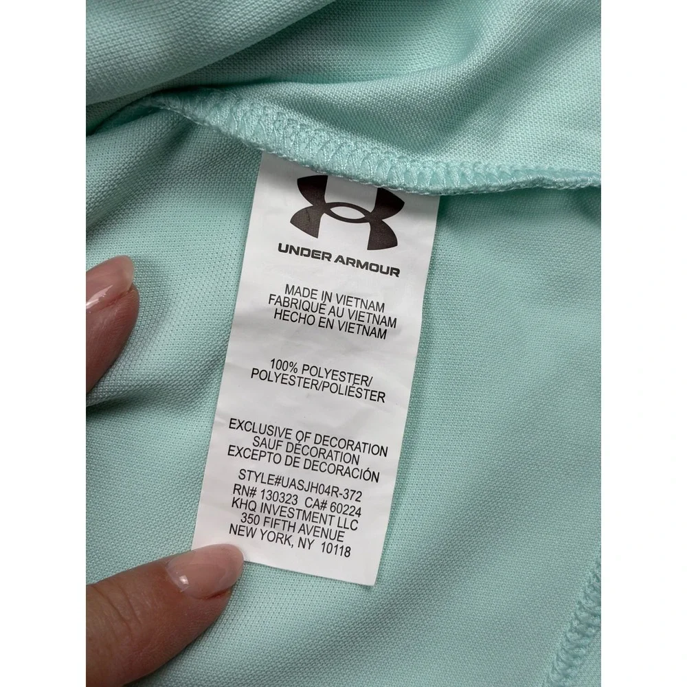 Under Armour Kids Mint Green Sleeveless Polo Athletic Dress UASJH04R-372 Size 6